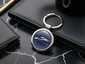 Peugeot Portachiavi Animale Lega Durevole Aspetto Carino